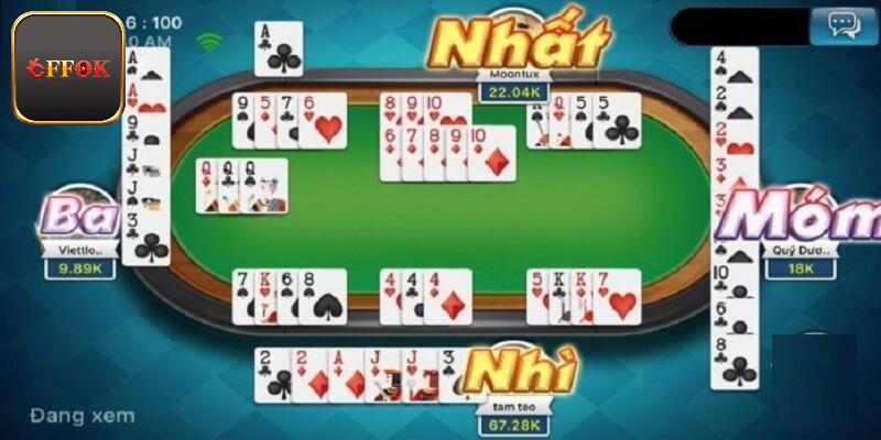 Các mức thưởng phỏm FFOK theo xếp hạng ván đấu