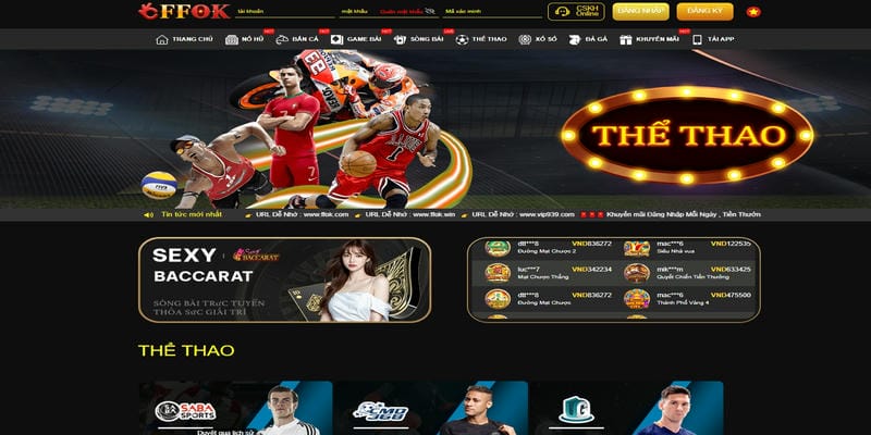 Cá độ thể thao online ở tất cả các trận đấu thịnh hành
